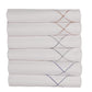 Alvaro Castagnino Men Pack Of 6 Striped Pure Cotton Handkerchief