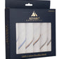 Alvaro Castagnino Men Pack Of 6 Striped Pure Cotton Handkerchief