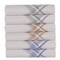Alvaro Castagnino Men Pack Of 6 Striped Pure Cotton Handkerchief
