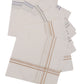 Alvaro Castagnino Men Pack Of 6 Striped Pure Cotton Handkerchief