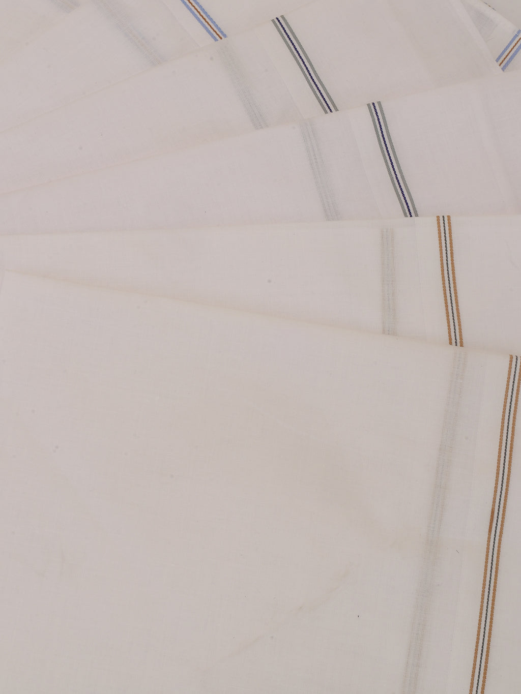 Alvaro Castagnino Men Pack Of 6 Striped Pure Cotton Handkerchief