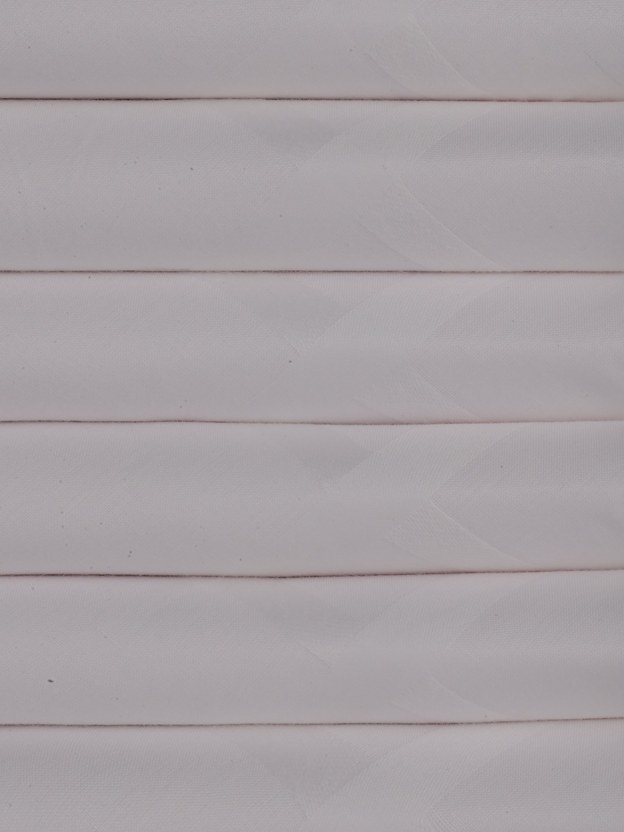 Alvaro Castagnino Men Pack Of 6 White Pure Cotton Handkerchief