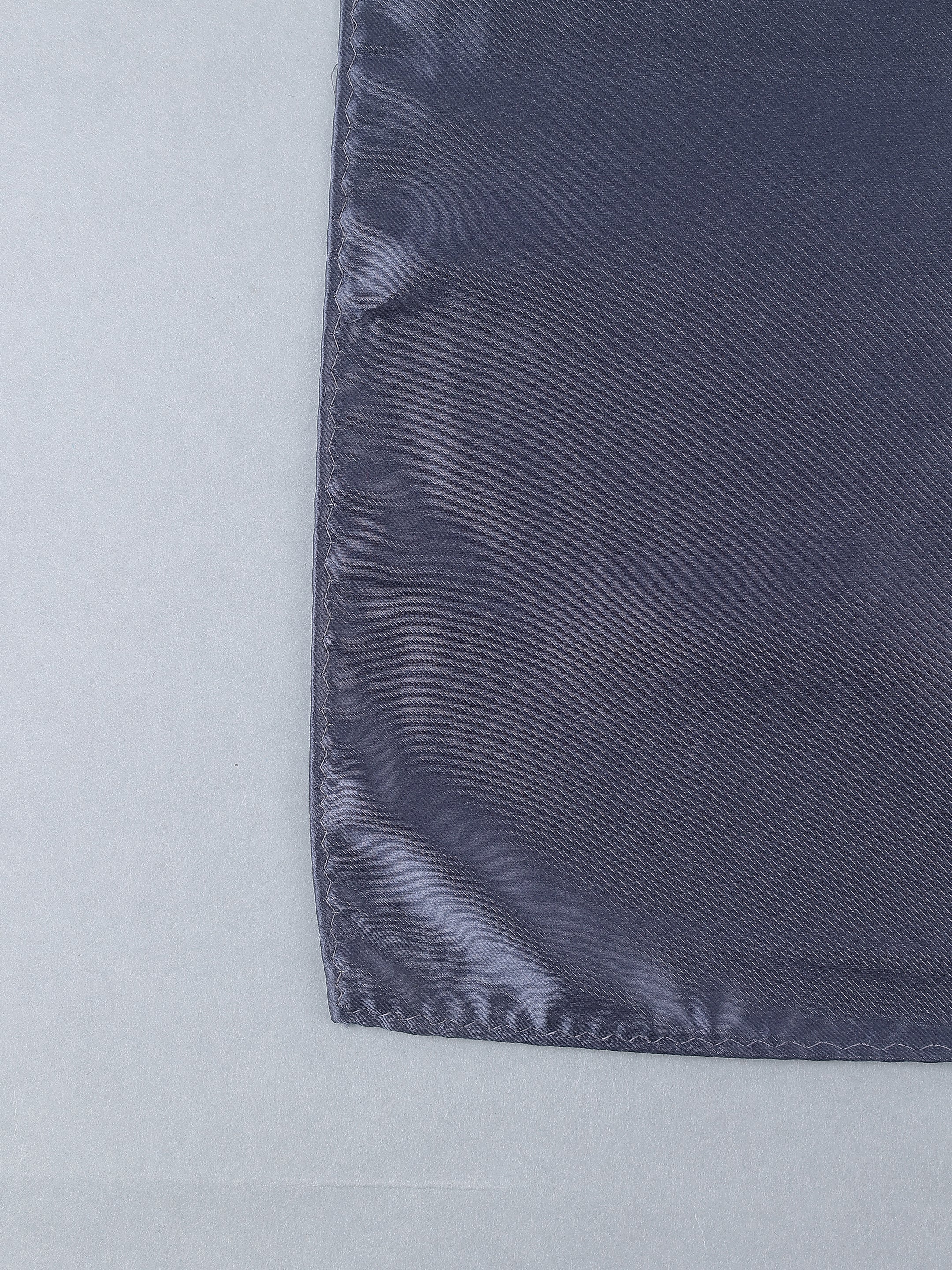 Grey Solid Pocket Square