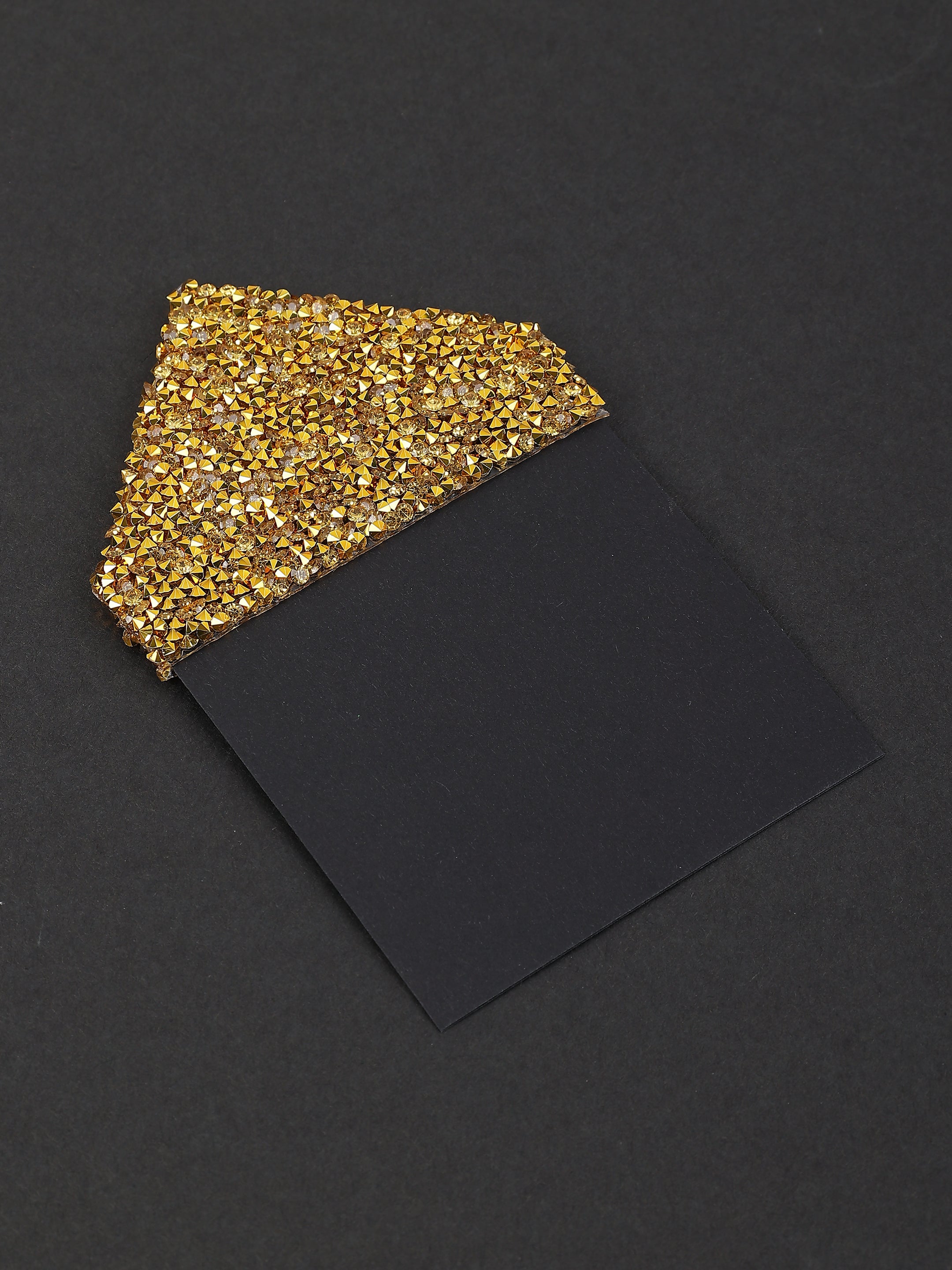 Black & Gold Envelope Clutch Pocket Square