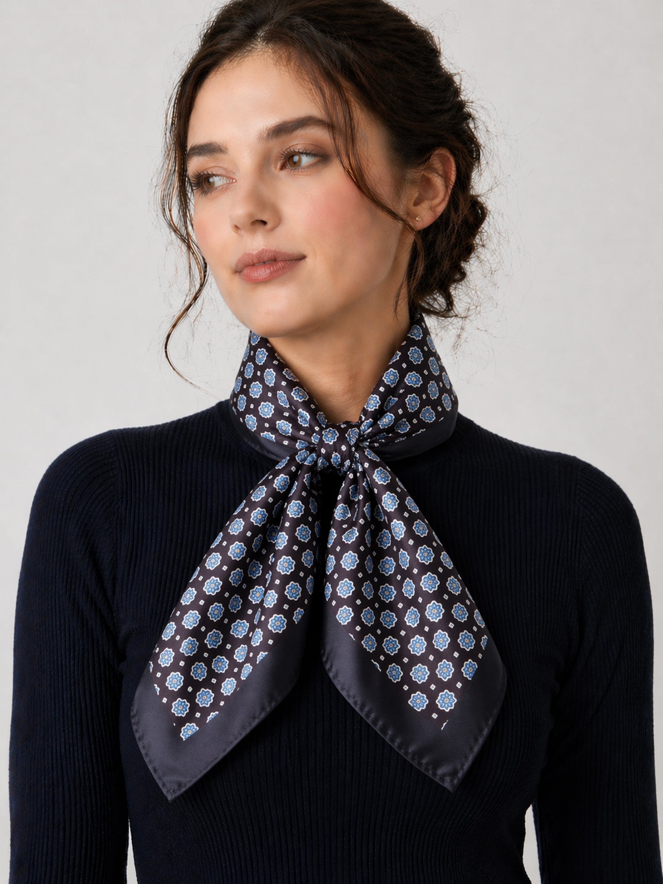 Heritage Floral Medallion Neckerchief