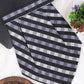 Alvaro Castagnino Men Black & Grey Checked Cravat