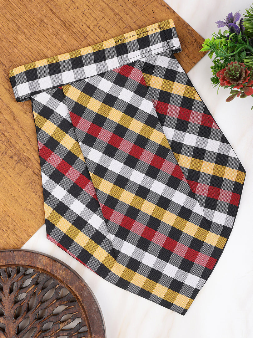 Alvaro Castagnino Men Multi Checked Cravat