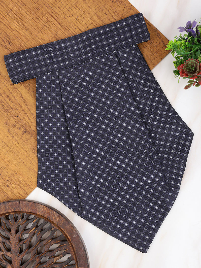 Alvaro Castagnino Men Blue & White Printed Cravat