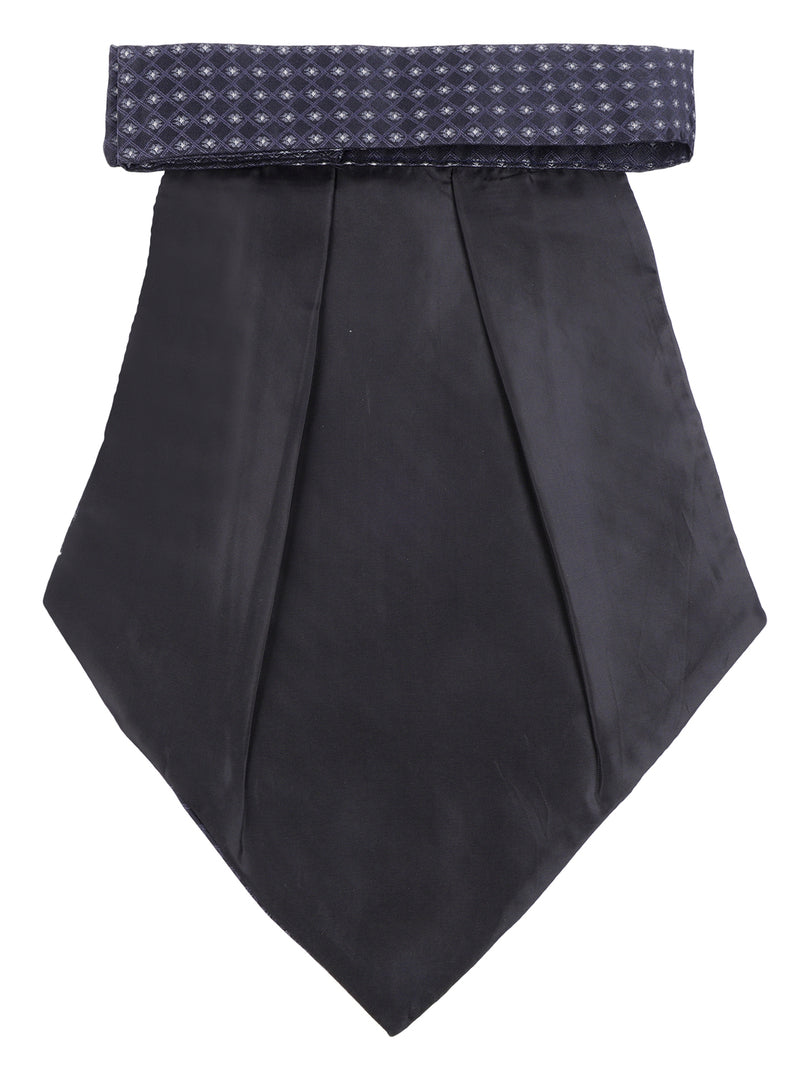 Blue & White Dotted Pattern Cravat