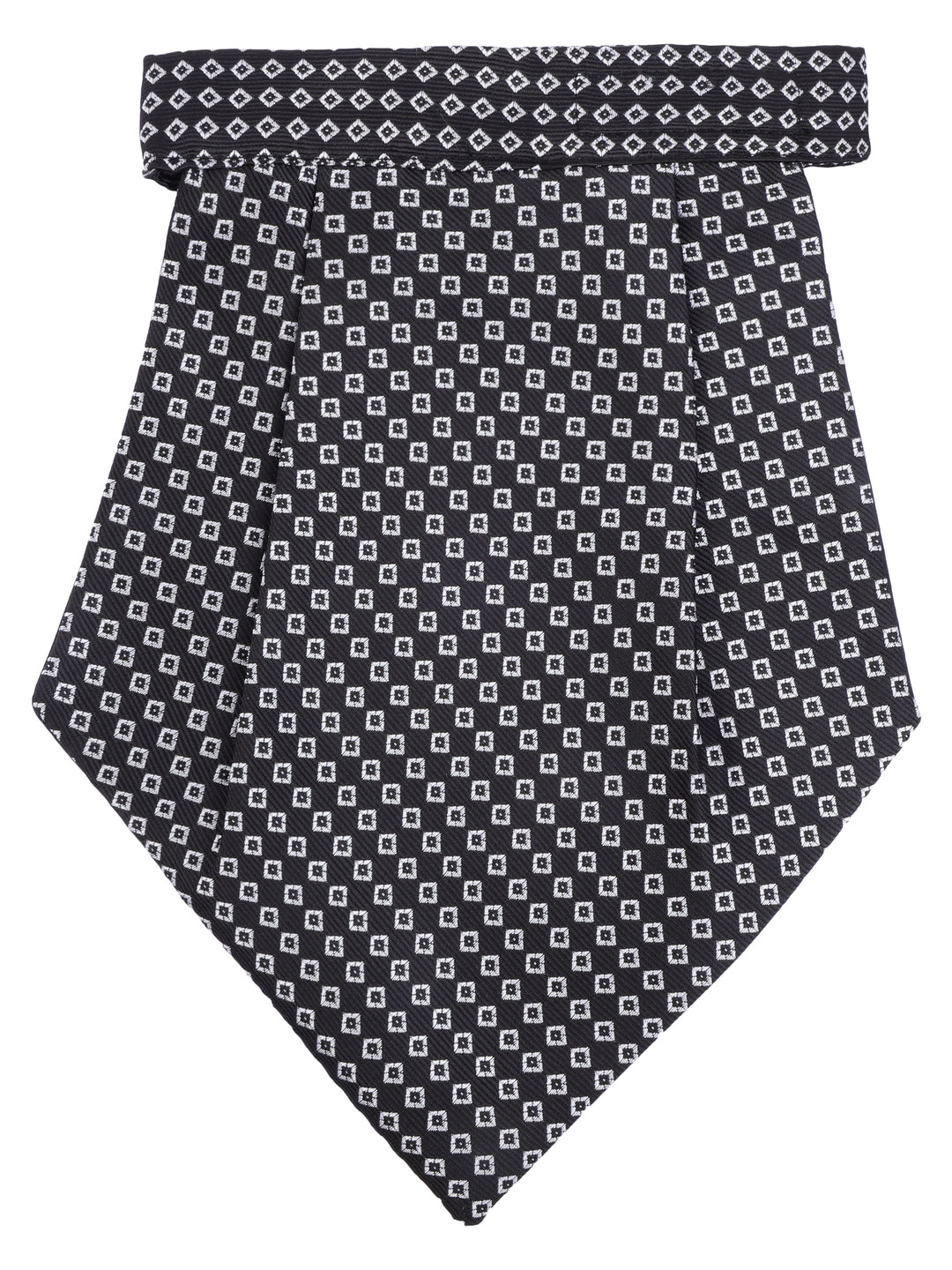 Alvaro Castagnino Men Black & White Printed Cravat