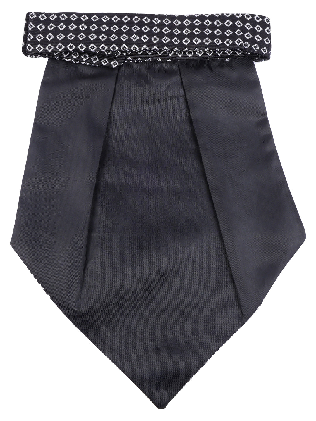 Black & White Geometric Patterned Cravat