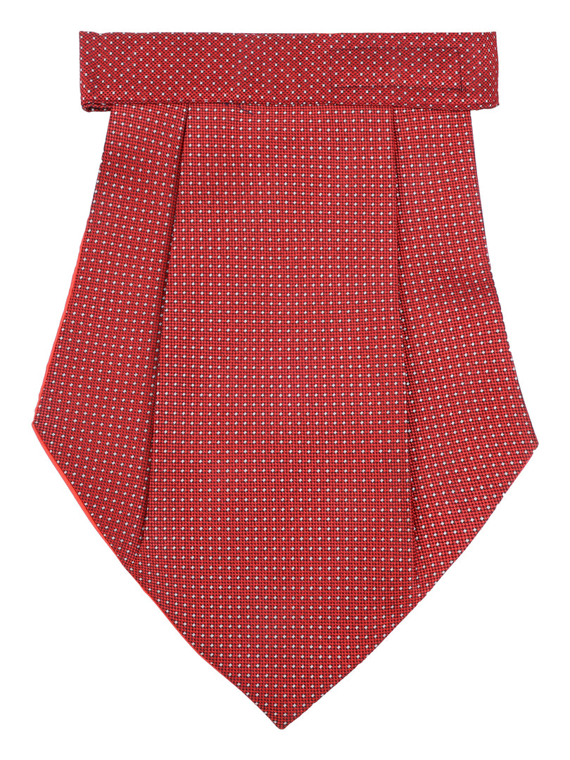 Alvaro Castagnino Men Maroon & White Printed Cravat