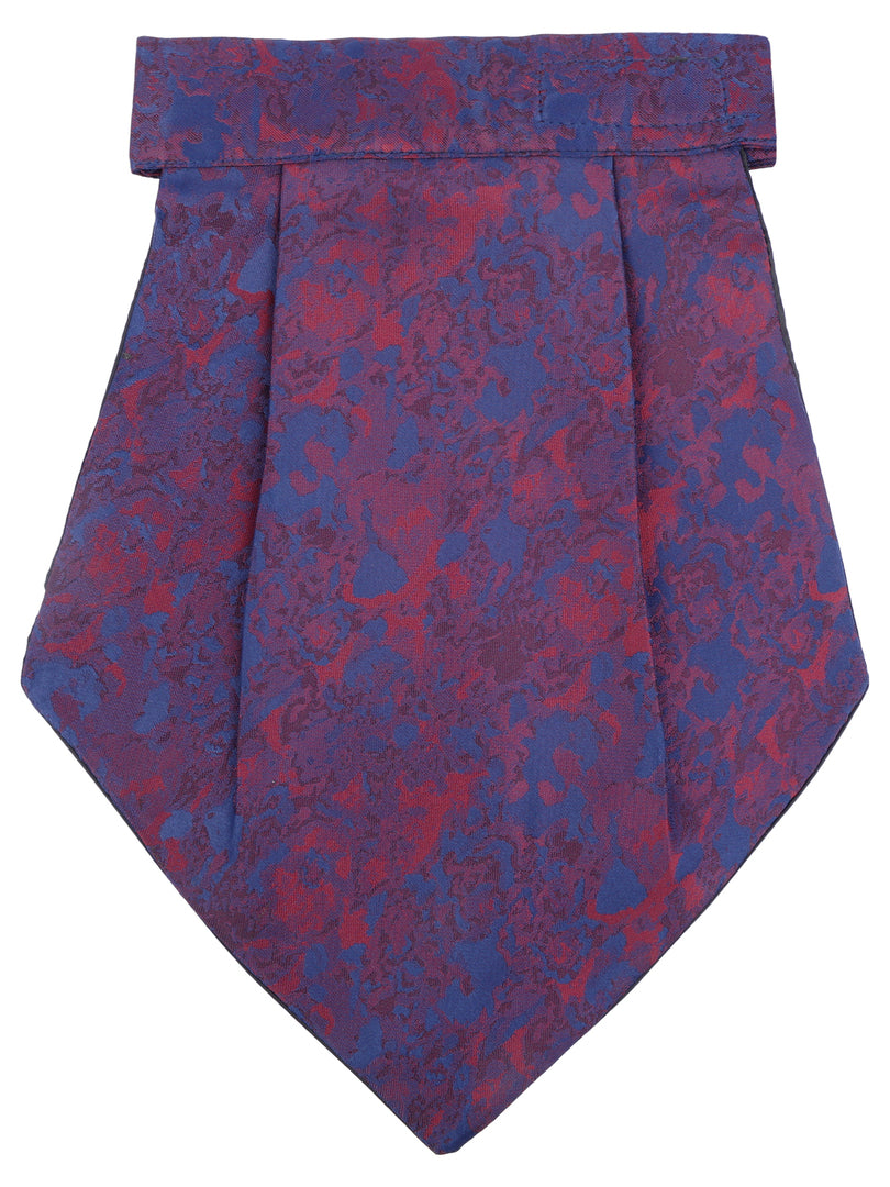 Alvaro Castagnino Men Maroon & Blue Printed Cravat