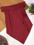 Alvaro Castagnino Men Maroon Solid Cravat