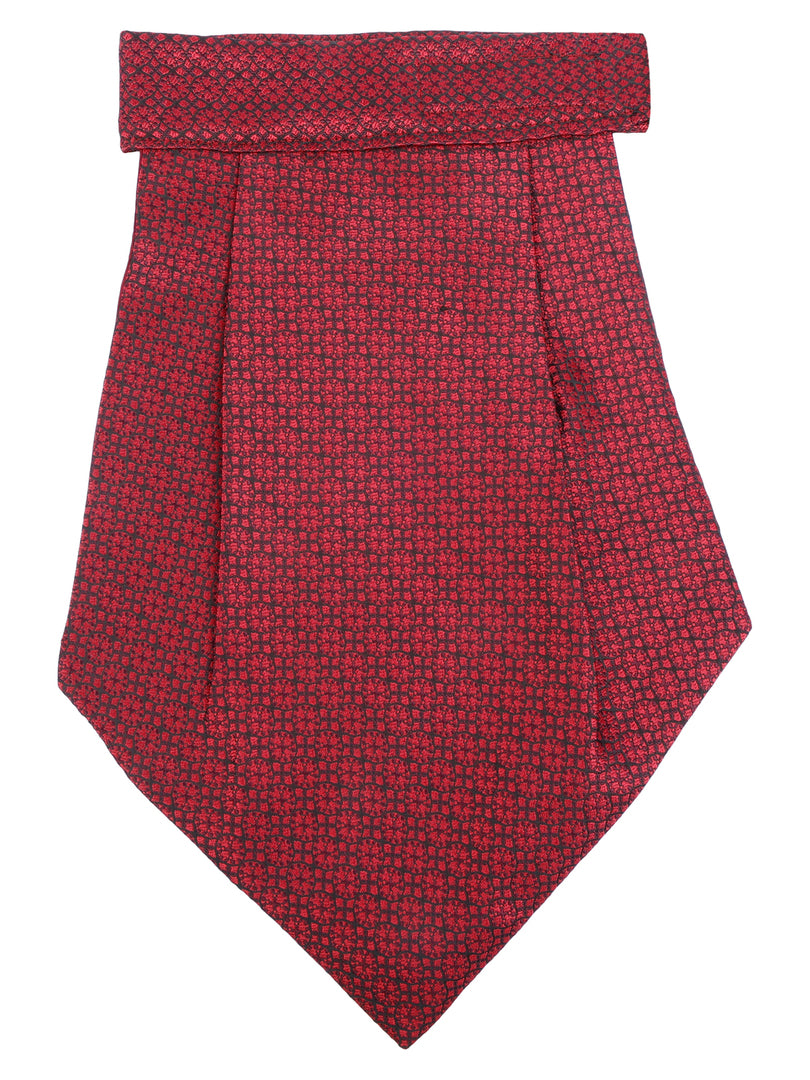 Alvaro Castagnino Men Maroon Solid Cravat