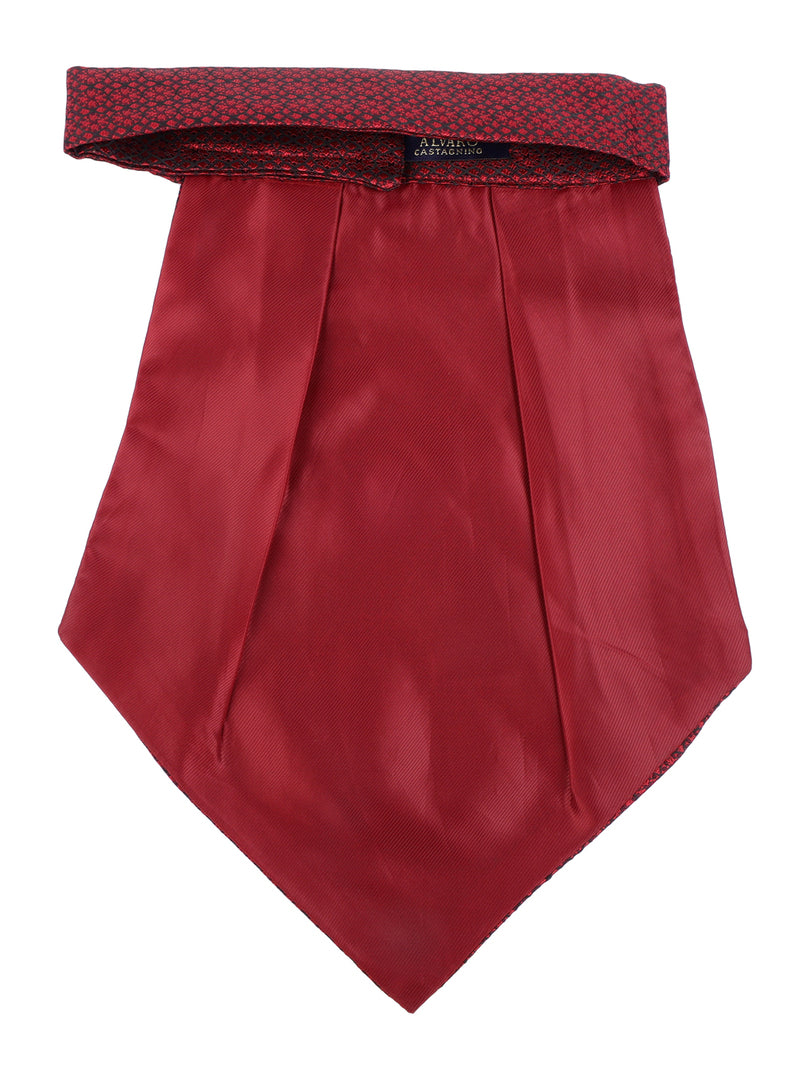 Maroon Tapestry Pattern Cravat