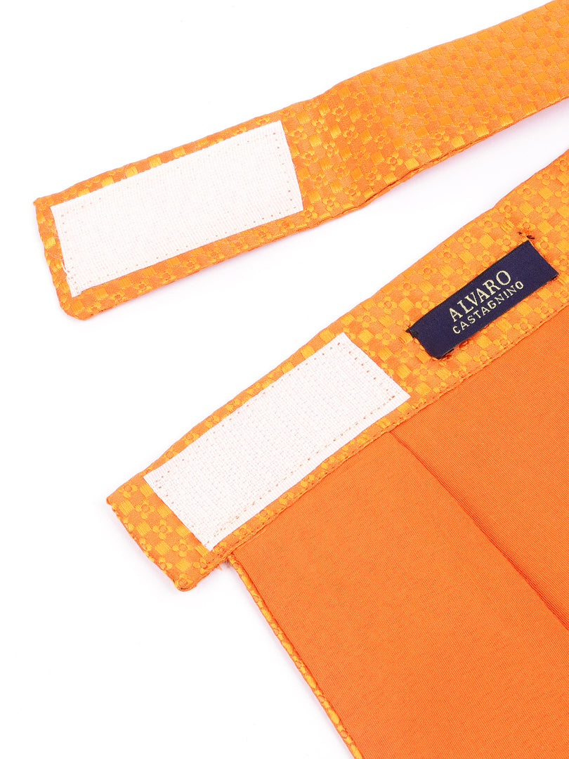 Alvaro Castagnino Men Orange Solid Cravat