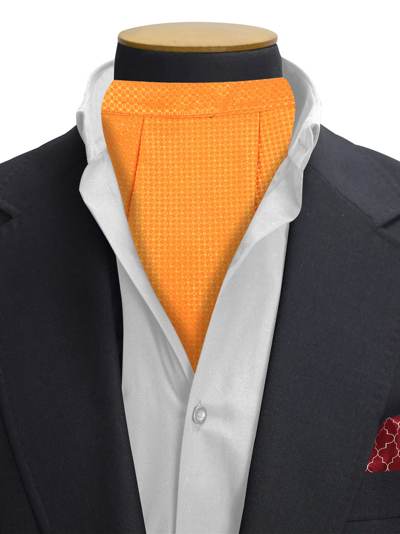 Alvaro Castagnino Men Orange Solid Cravat