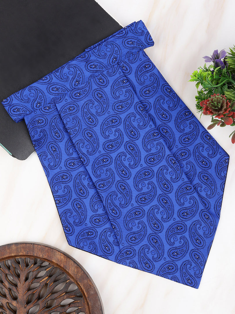 Alvaro Castagnino Men Blue Printed Cravat