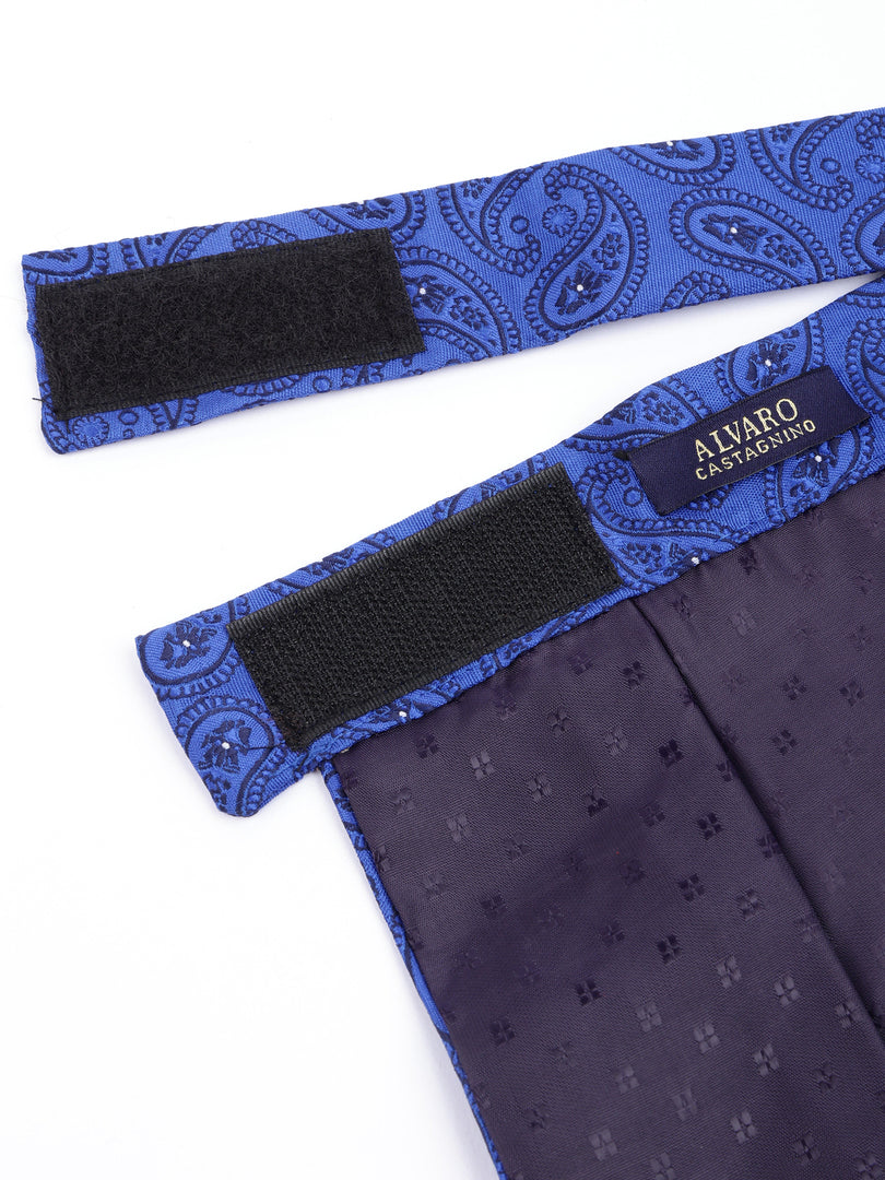 Alvaro Castagnino Men Blue Printed Cravat