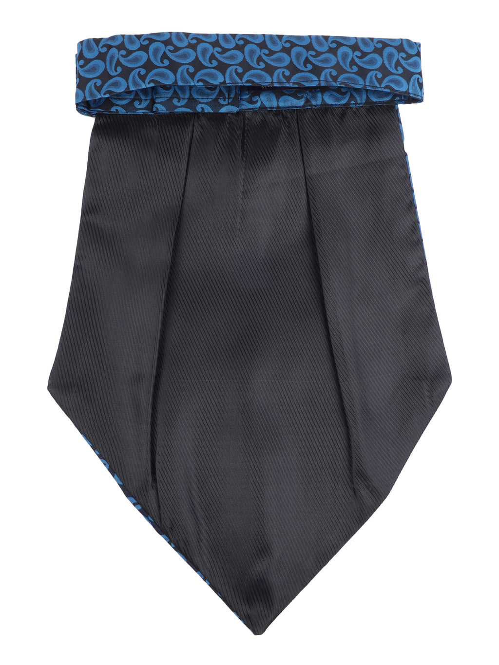 Alvaro Castagnino Men Black & Blue Printed Cravat