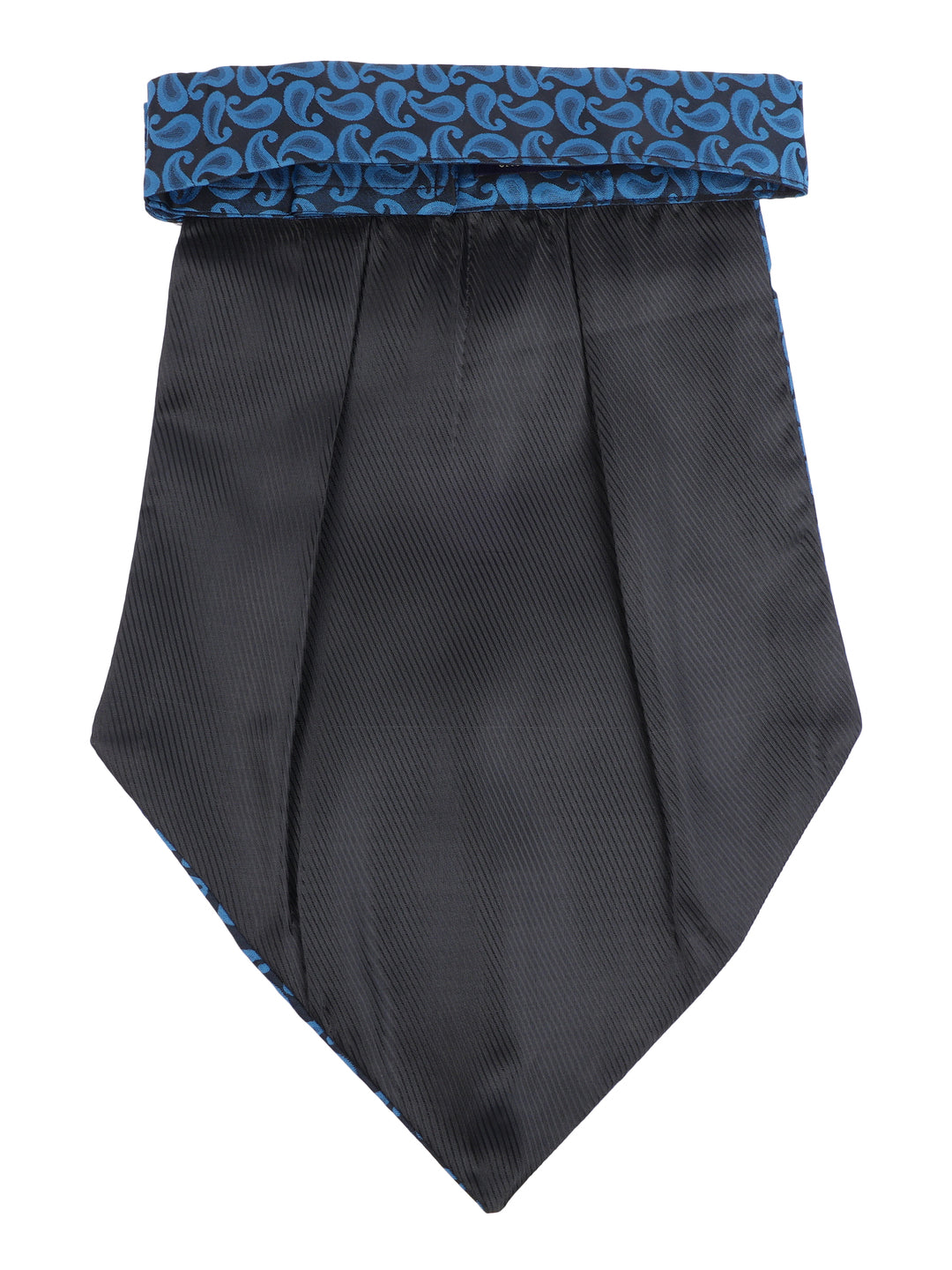 Alvaro Castagnino Men Black & Blue Printed Cravat