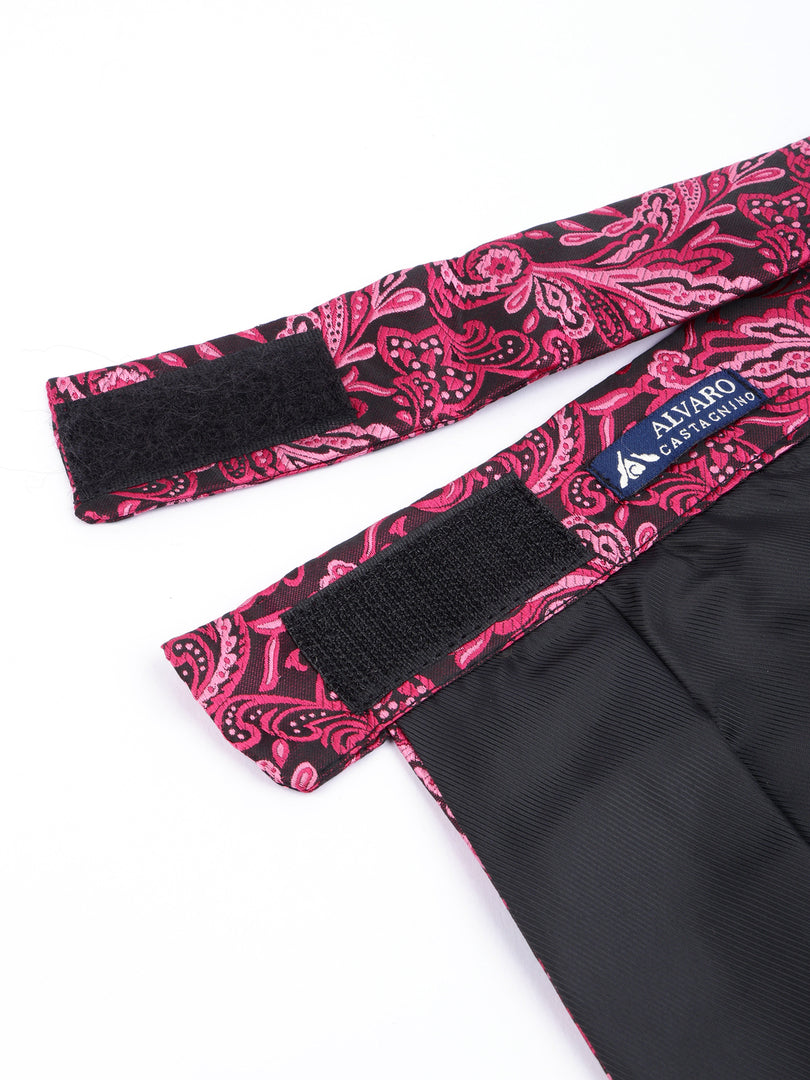 Alvaro Castagnino Men Purple & White Printed Cravat