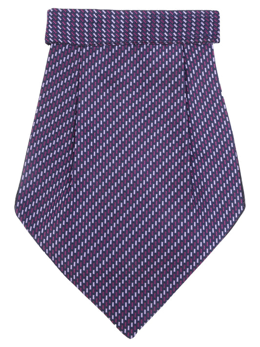 Alvaro Castagnino Men Purple Striped Cravat