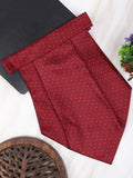 Alvaro Castagnino Men Maroon Solid Cravat