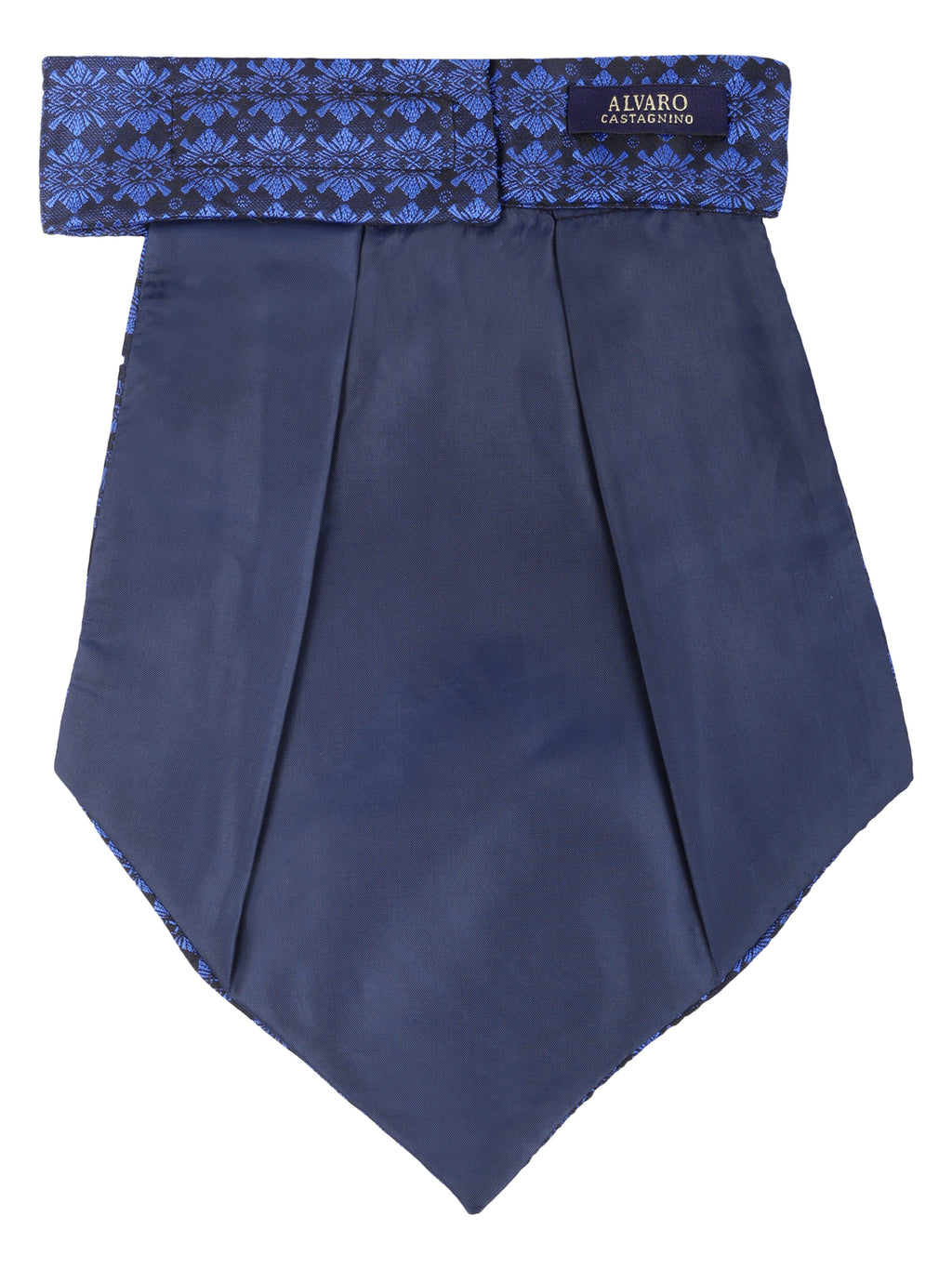 Alvaro Castagnino Men Blue Printed Cravat Hanky