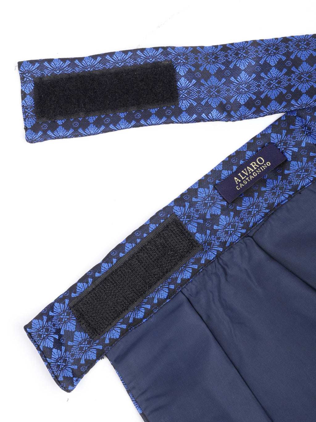 Alvaro Castagnino Men Blue Printed Cravat Hanky