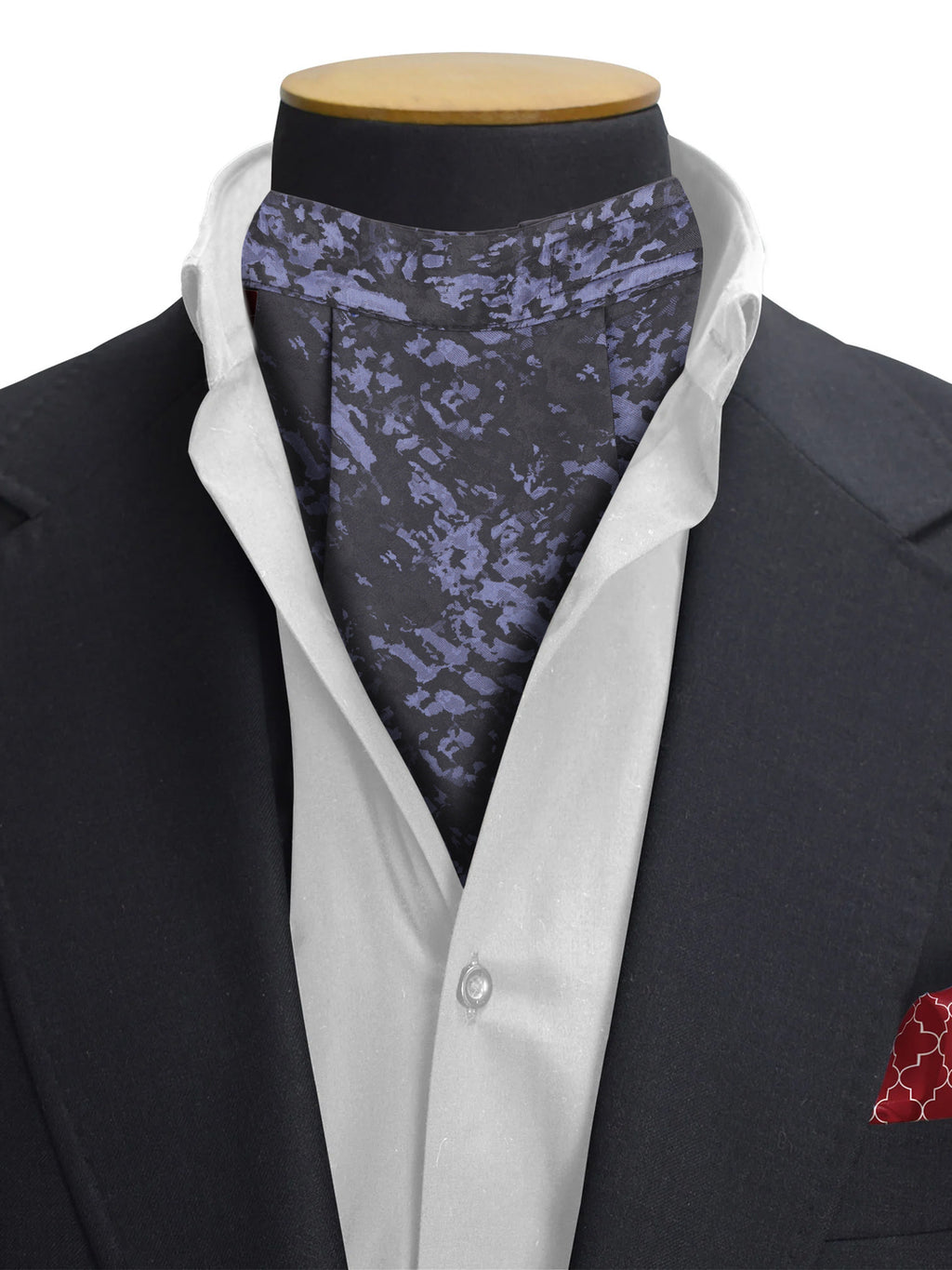 Alvaro Castagnino Men Black Printed Cravat Hanky