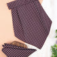 Alvaro Castagnino Men Maroon Printed Cravat Hanky
