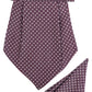Alvaro Castagnino Men Maroon Printed Cravat Hanky