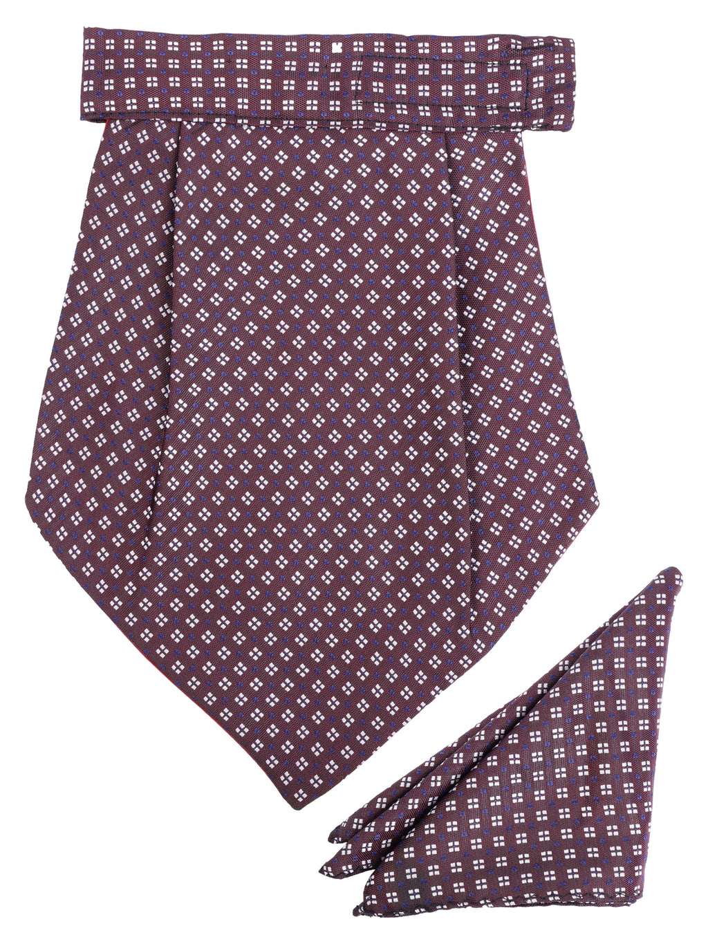 Alvaro Castagnino Men Maroon Printed Cravat Hanky
