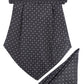 Alvaro Castagnino Men Black Printed Cravat Hanky