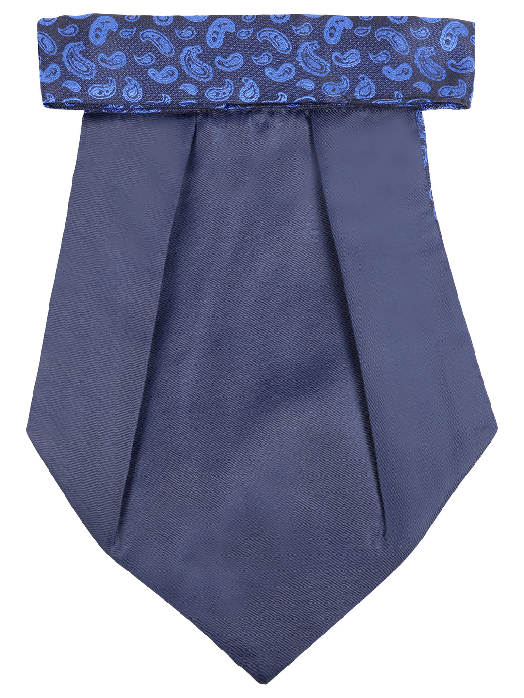 Blue Paisley Cravat & Pocket Square Set