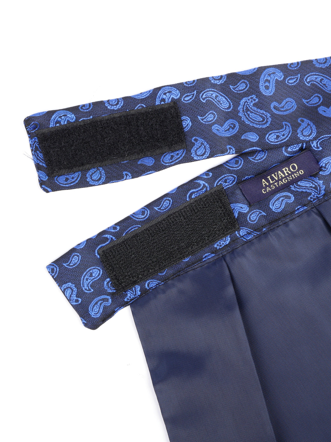 Alvaro Castagnino Men Blue Printed Cravat Hanky