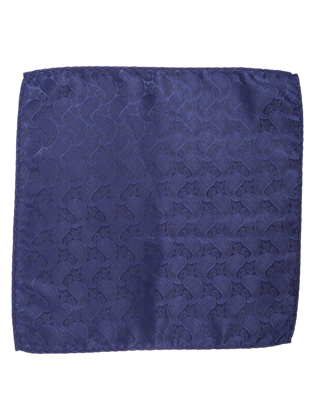 Navy Blue Tonal Paisley Cravat & Pocket Square Set