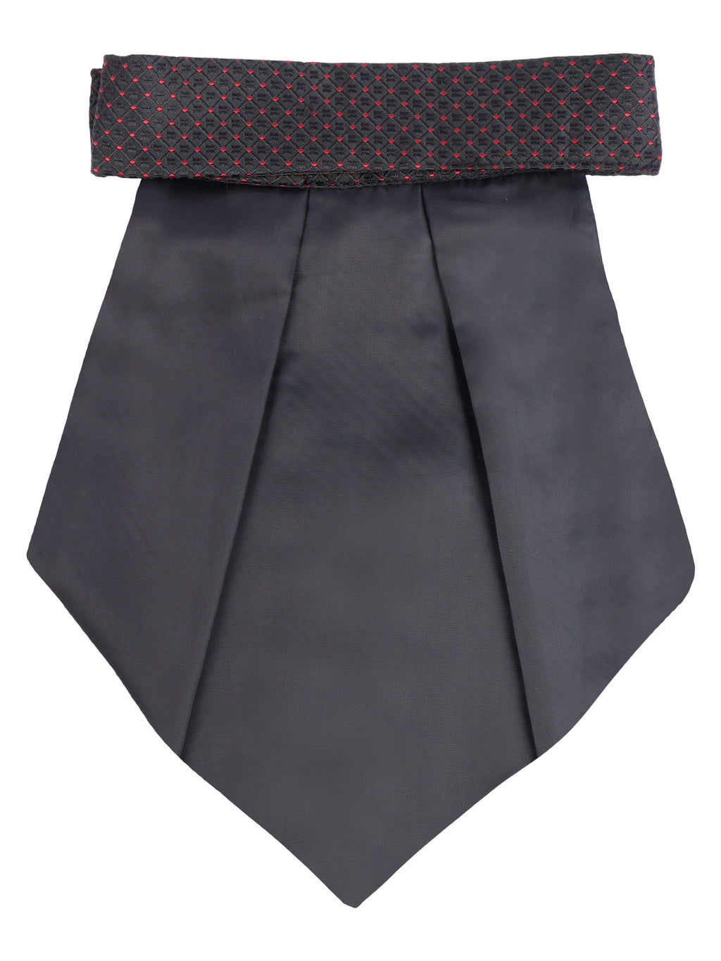 Alvaro Castagnino Men Black & Maroon Printed Cravat Hanky