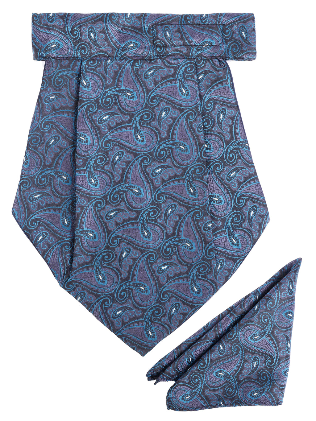 Alvaro Castagnino Men Grey & Green Printed Cravat Hanky