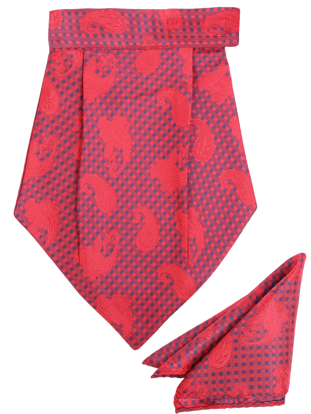 Alvaro Castagnino Men Red Printed Cravat Hanky