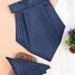 Alvaro Castagnino Men Blue Printed Cravat Hanky