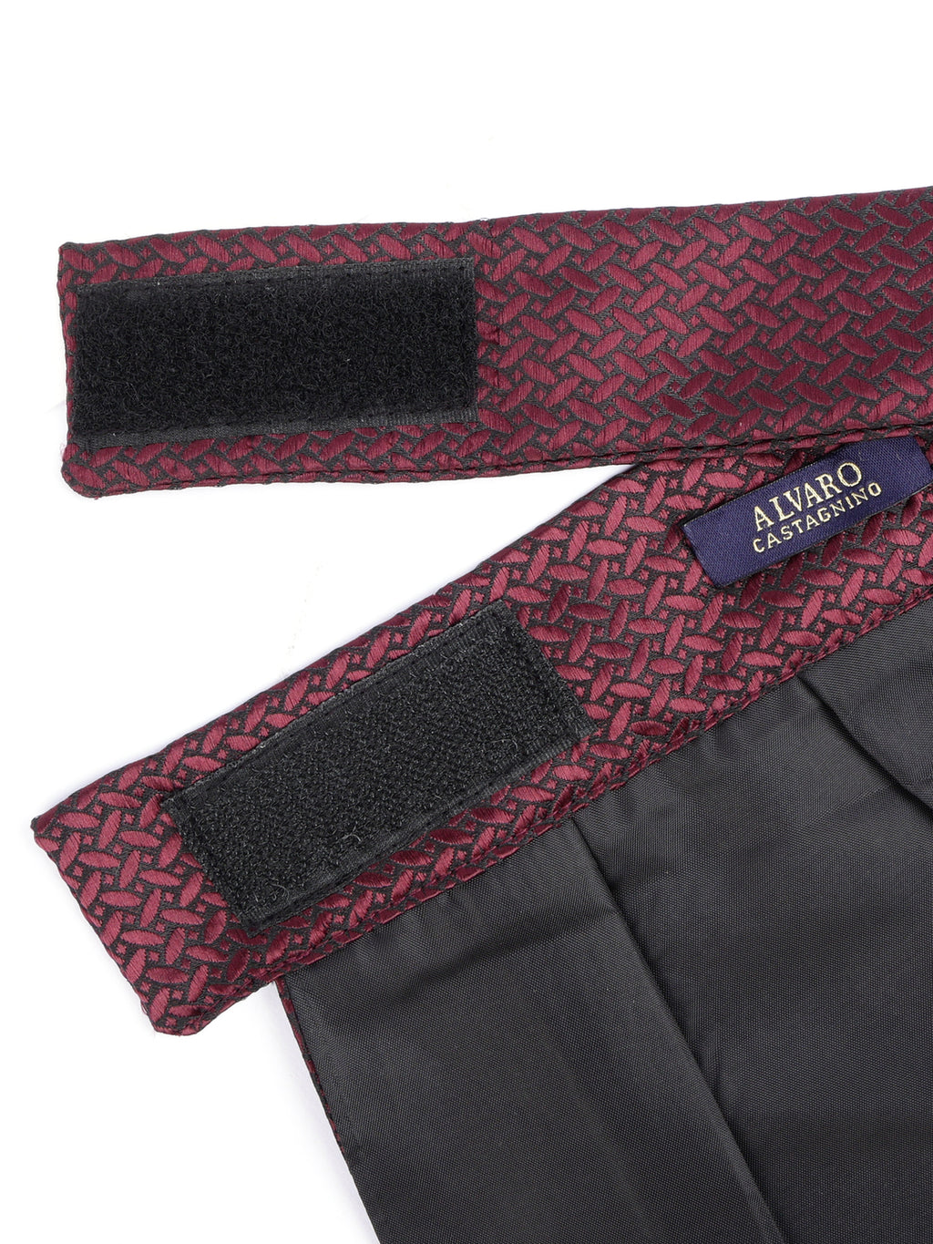Alvaro Castagnino Men Maroon Printed Cravat Hanky