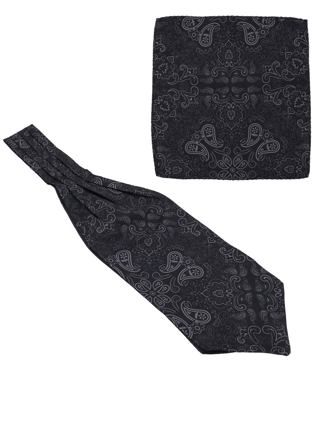 Alvaro Castagnino Men Franch Printed Cravat With Pocket Square