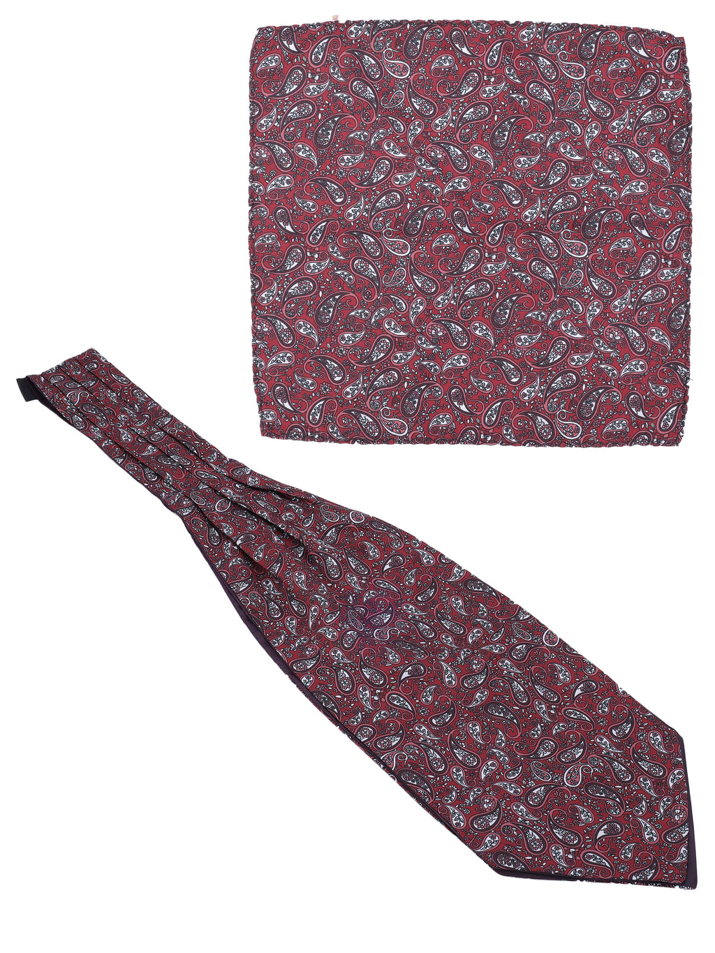Alvaro Castagnino Men Franch Printed Cravat With Pocket Square