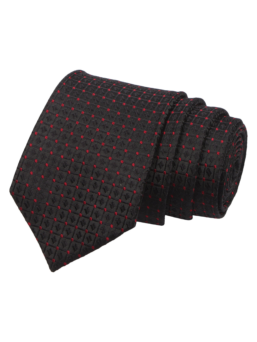 Alvaro Castagnino Black & Maroon Coloured Necktie for Men