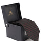 Alvaro Castagnino Black & Maroon Coloured Necktie for Men