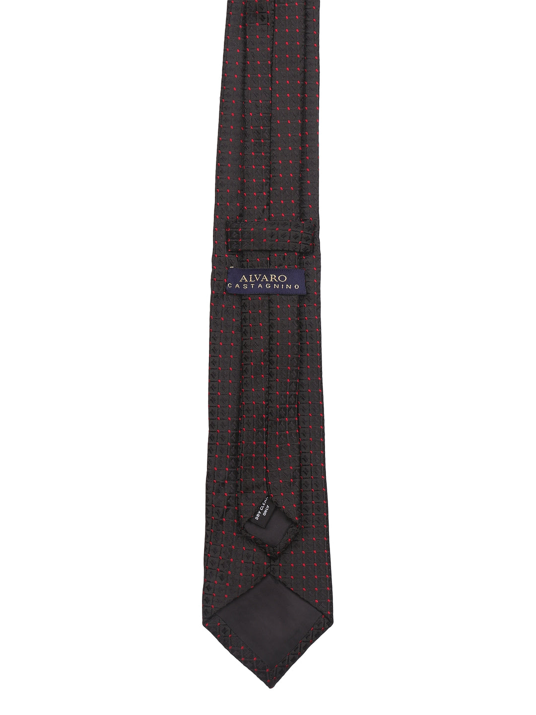 Alvaro Castagnino Black & Maroon Coloured Necktie for Men