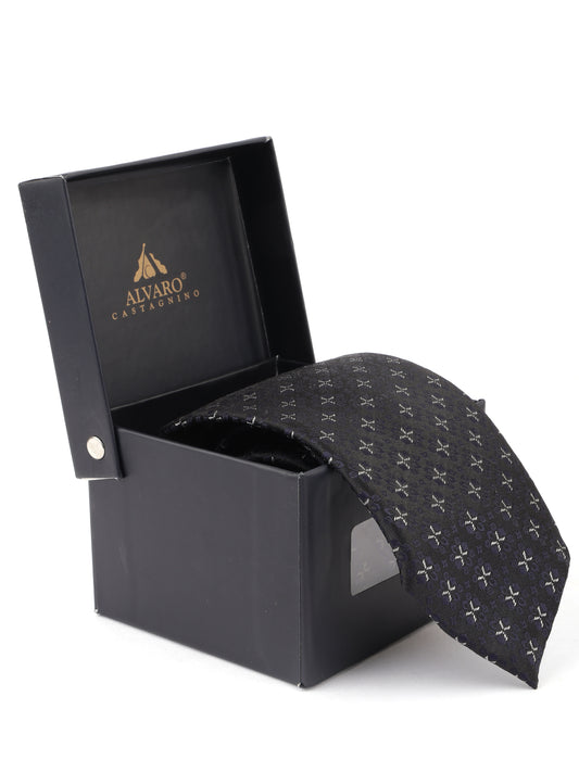 Alvaro Castagnino Blue & White Coloured Necktie for Men